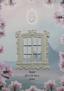 3D-tulostettu pitsimäinen ikkuna askarteluun