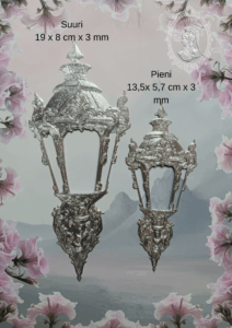 Tuotekuva ulkolyhty koot.