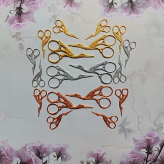 Tuotekuva 3D-tulostetuista kurkisaksista.