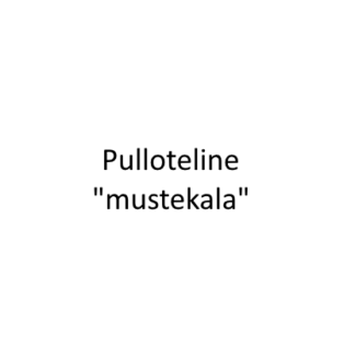 Pulloteline mustekala